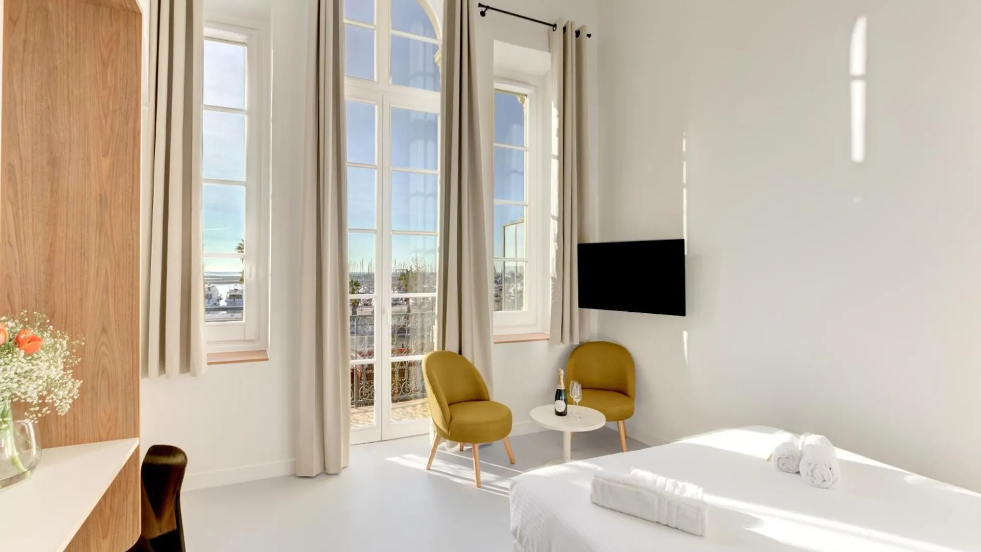 Apartment Immogroom - Appartements Luxueux - 2Min Du Palais - Vue Mer - Clim Cannes France